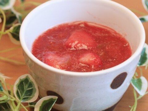 ルバーブと苺のジャム